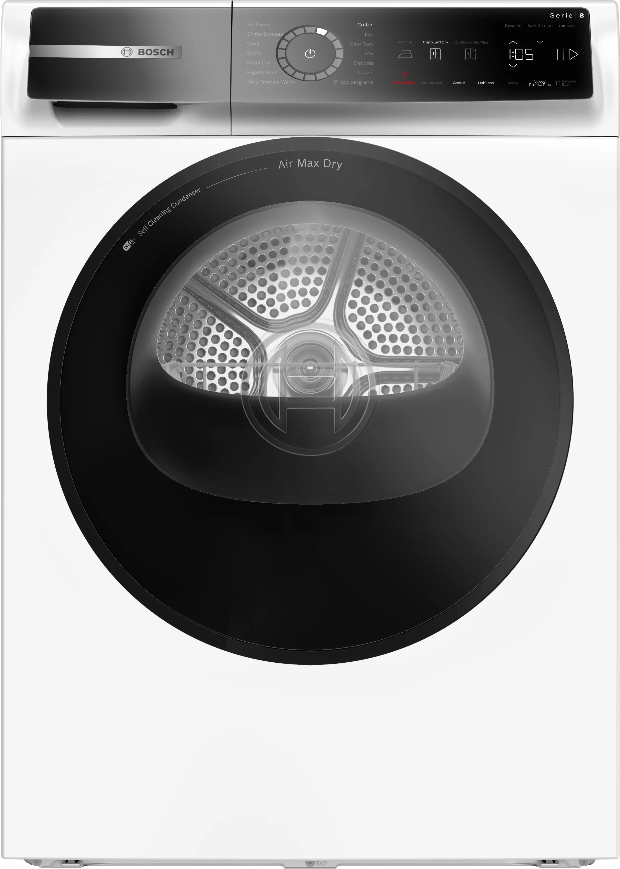 Bosch WRB247D0SN tørretumbler med varmepumpe 9 kg