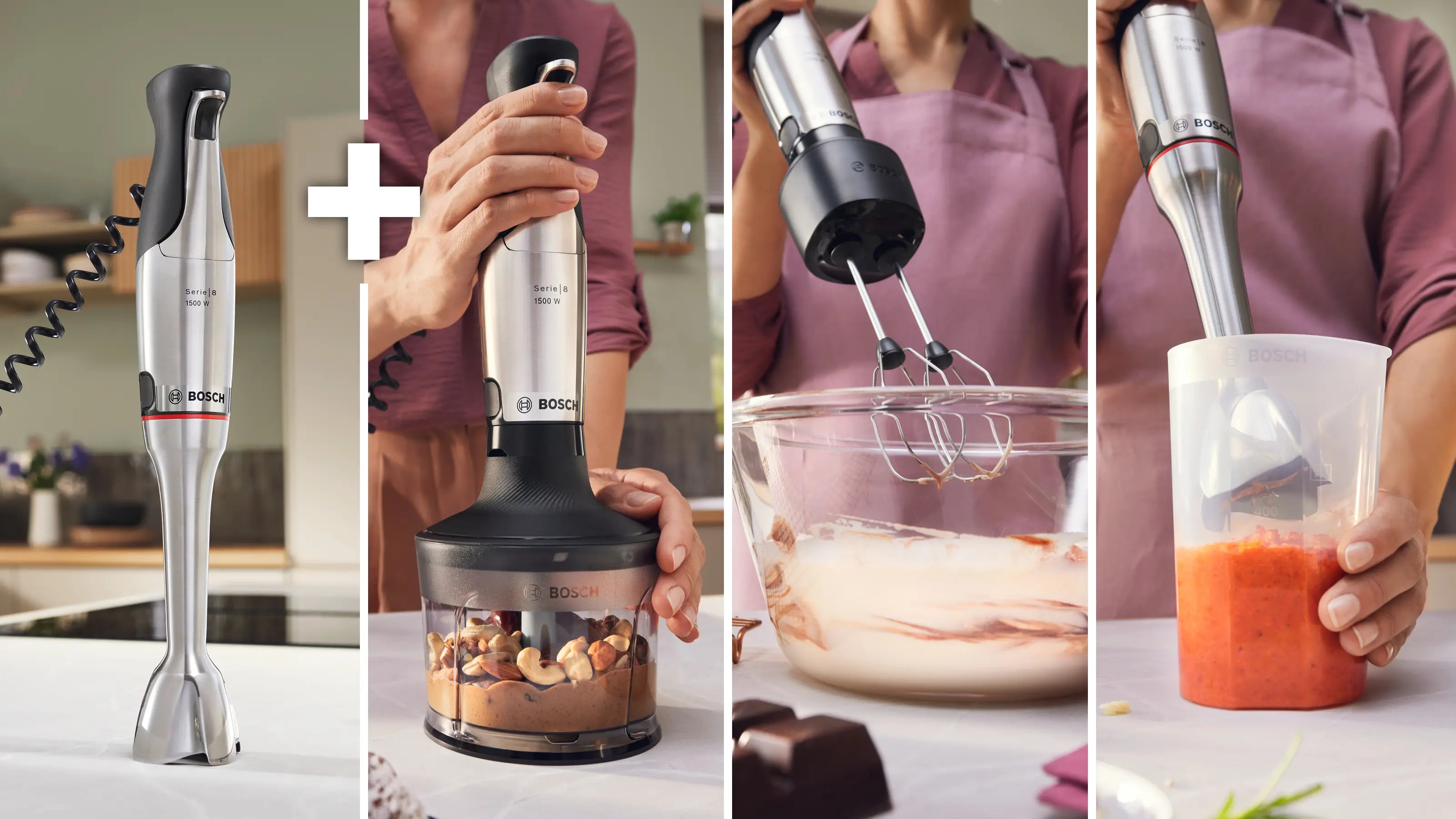 Bosch MSM8M934 stavblender kan lave en variation af retter