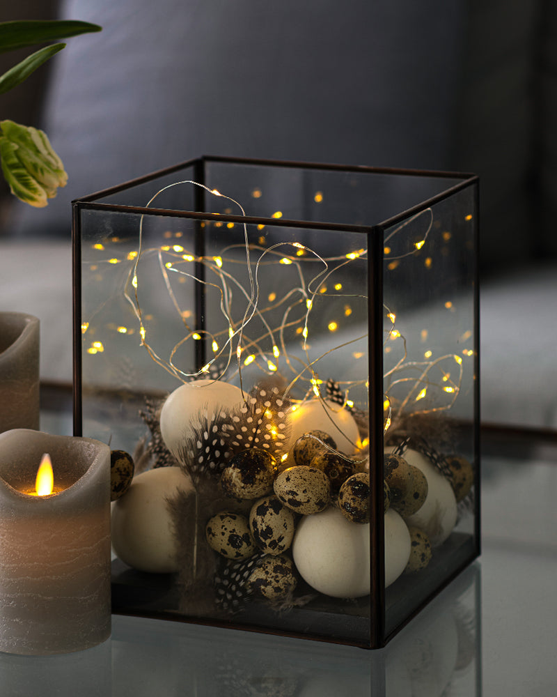 Knirke Lyskæde 3.90m 40xLED Klar/Sølv