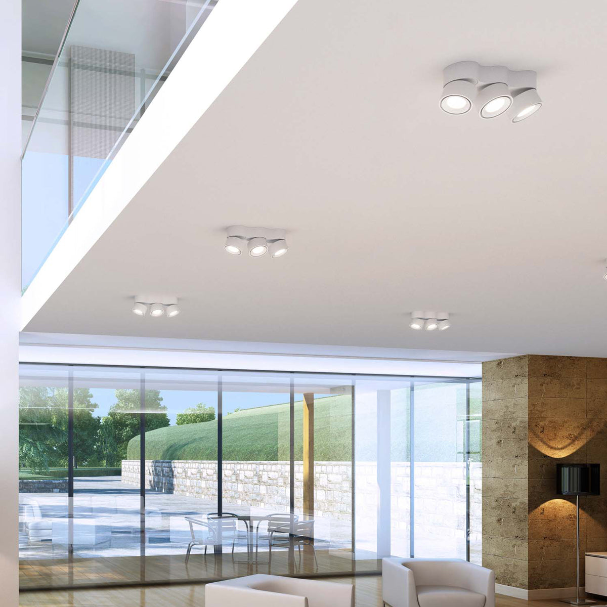 EASY Triple fra Antidark i stemningsfuld opholdsstue