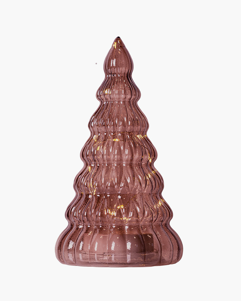 Lucy Træ Bordeaux H23.50 cm 15LED