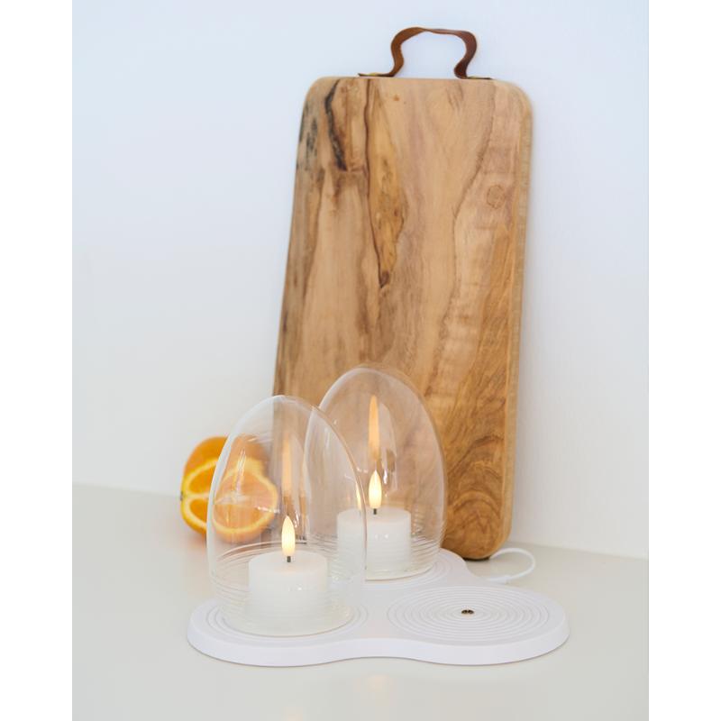 Sirius Pia Genopladelig Hvid, 14CM LED - Dekorationsbelysning