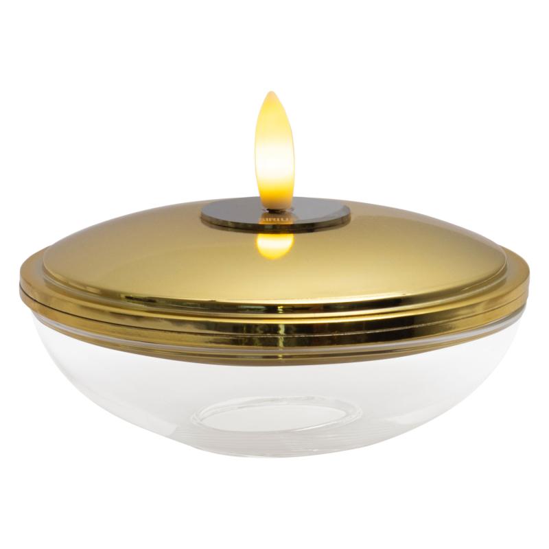 Lia Genopladelig Ø10 x 5cm Guld