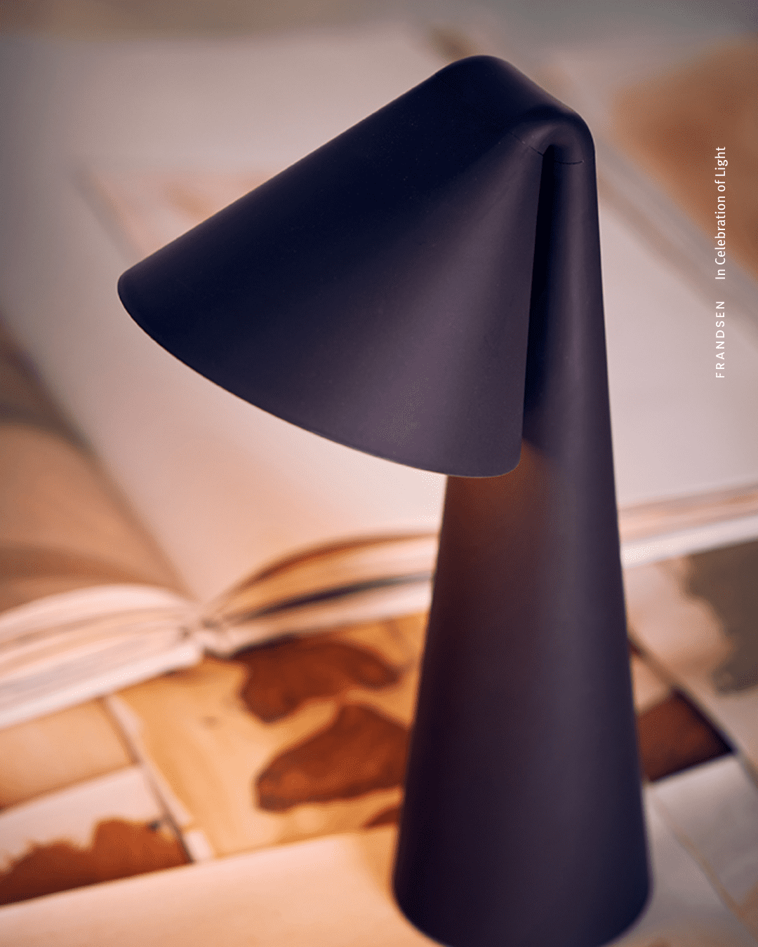 Ami Portable Lamp Chocolate Clay