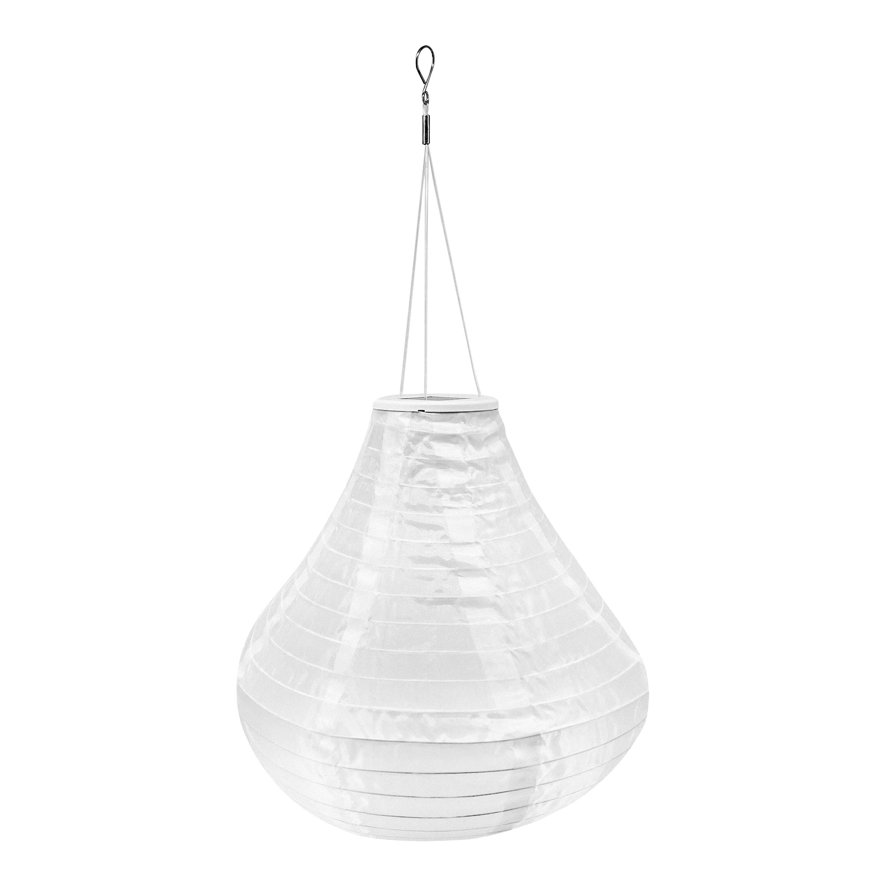 Solar Irregular Shape LED Lanterne Ø 350 Hvid