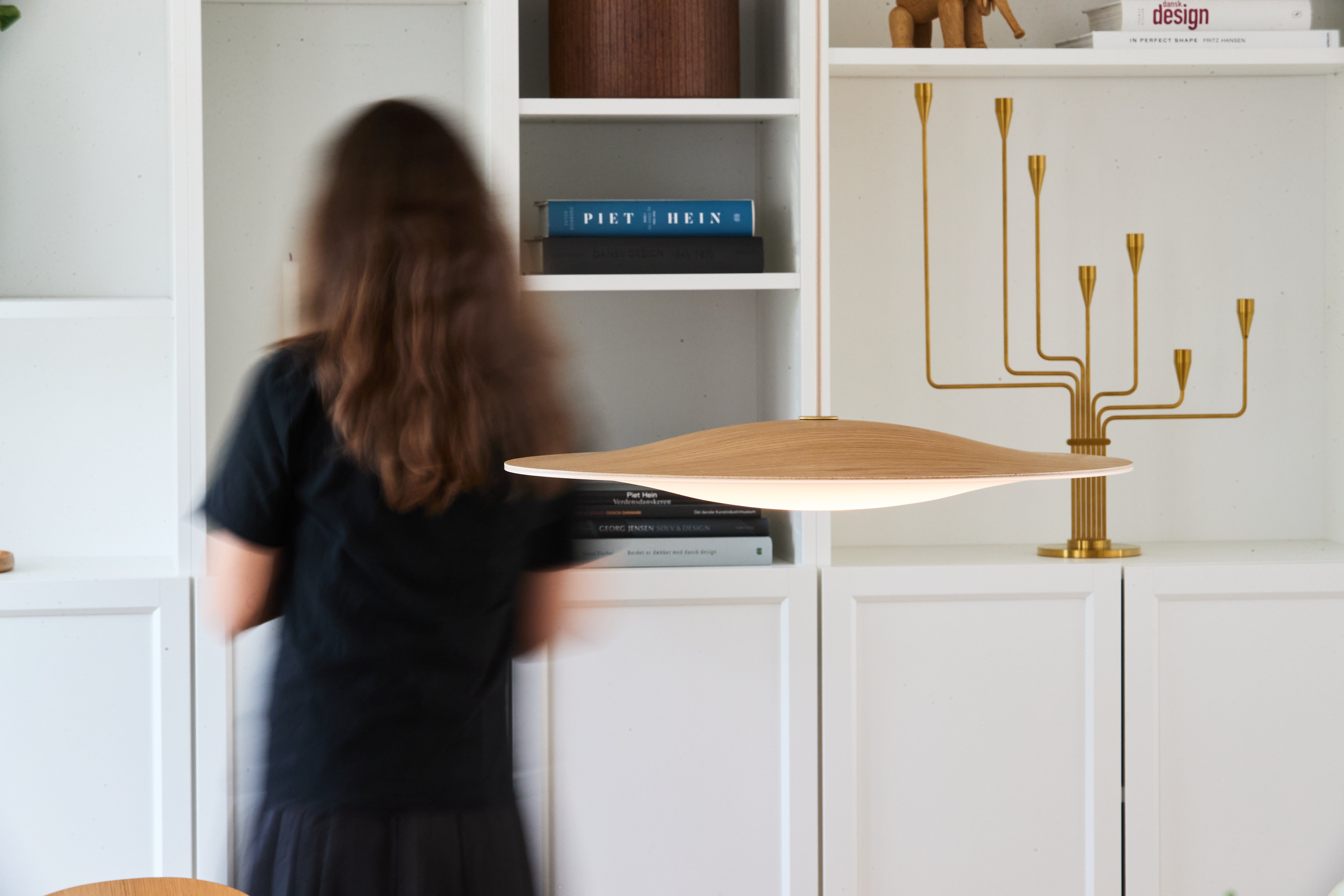 Hæng med god samvittighed Sinus 550P i eg over spisebordet