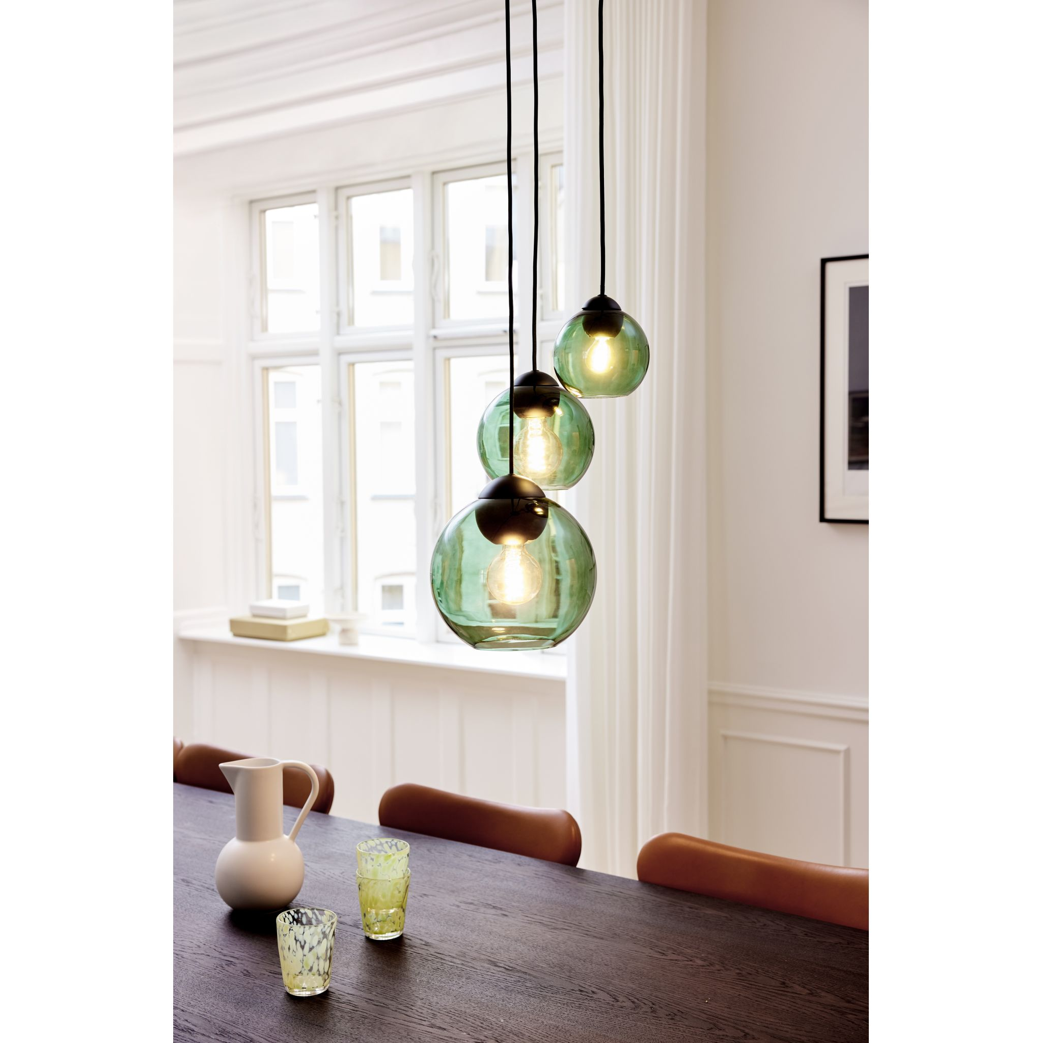 Bubbles Ø24 Pendel, Grøn - Halo Design