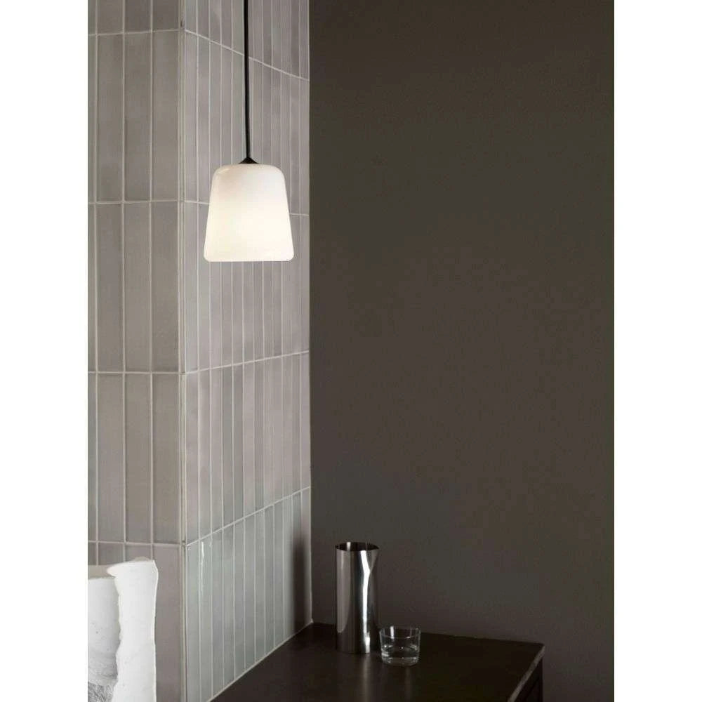 Hvid opal new works pendel lampe