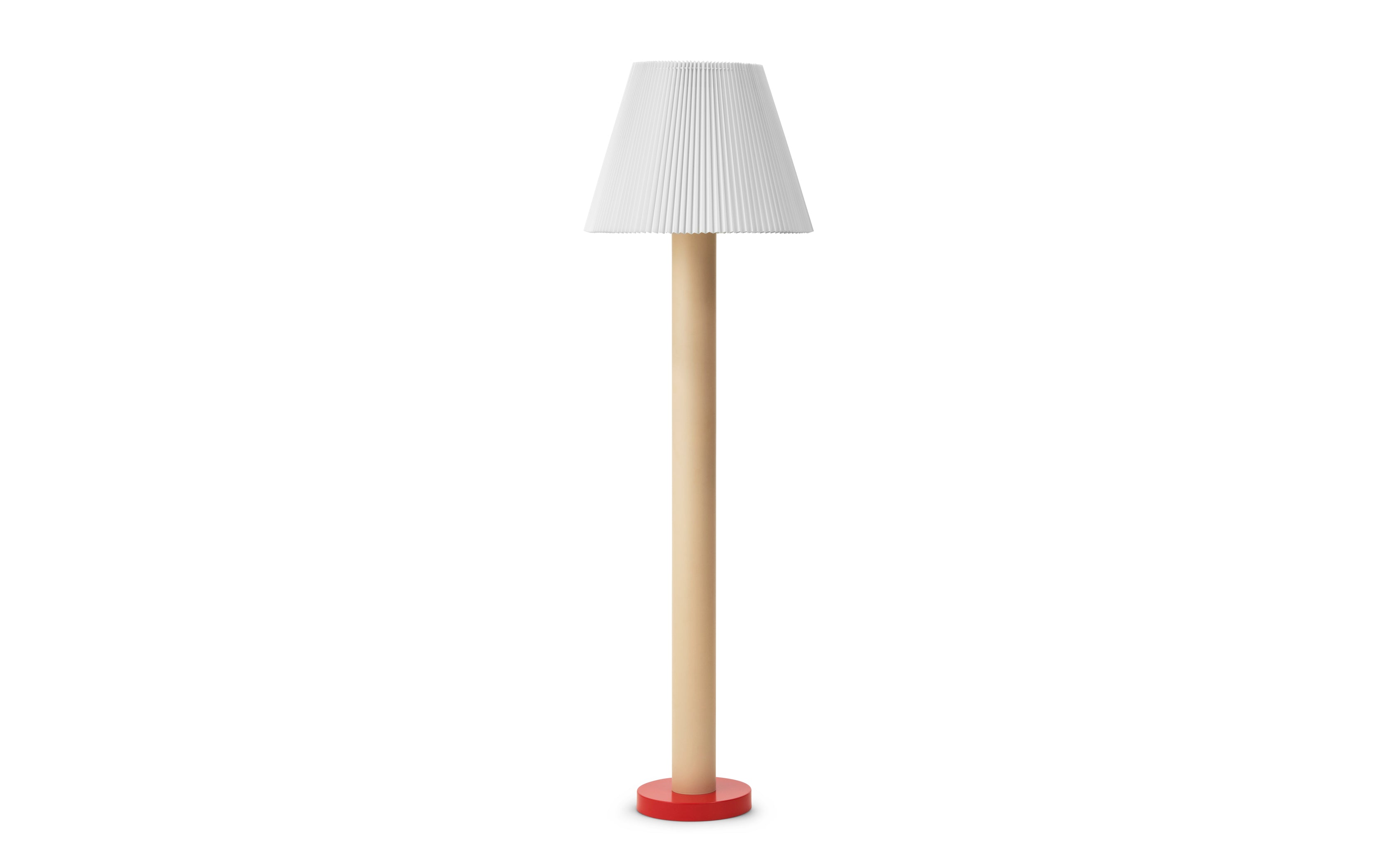 Cellu sandfarvet gulvlampe billede 4
