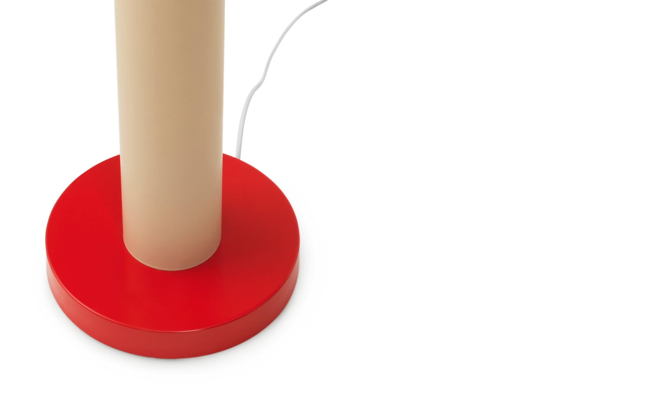 Cellu Normann Copenhagen sand med rød fod