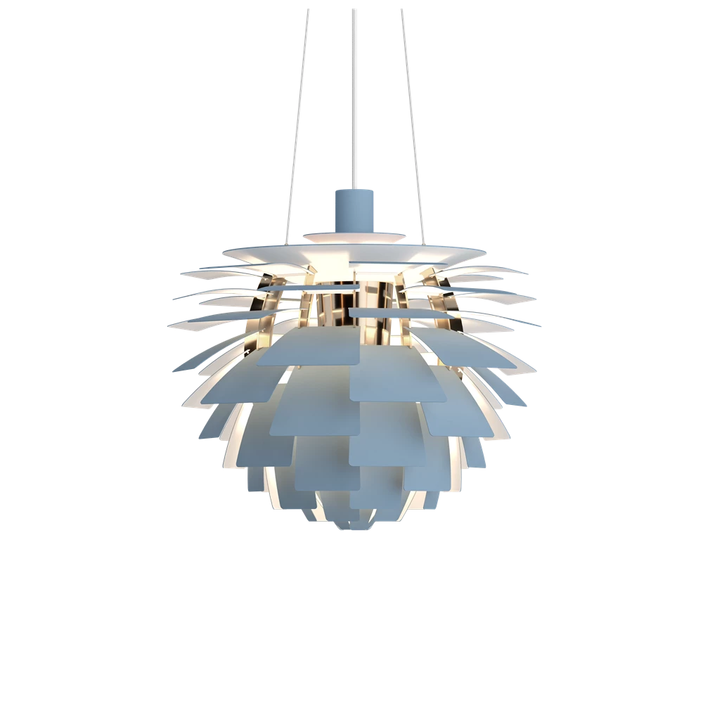 PH Artichoke Ø 480 Pendel Dusty Blue/Metallised Brass