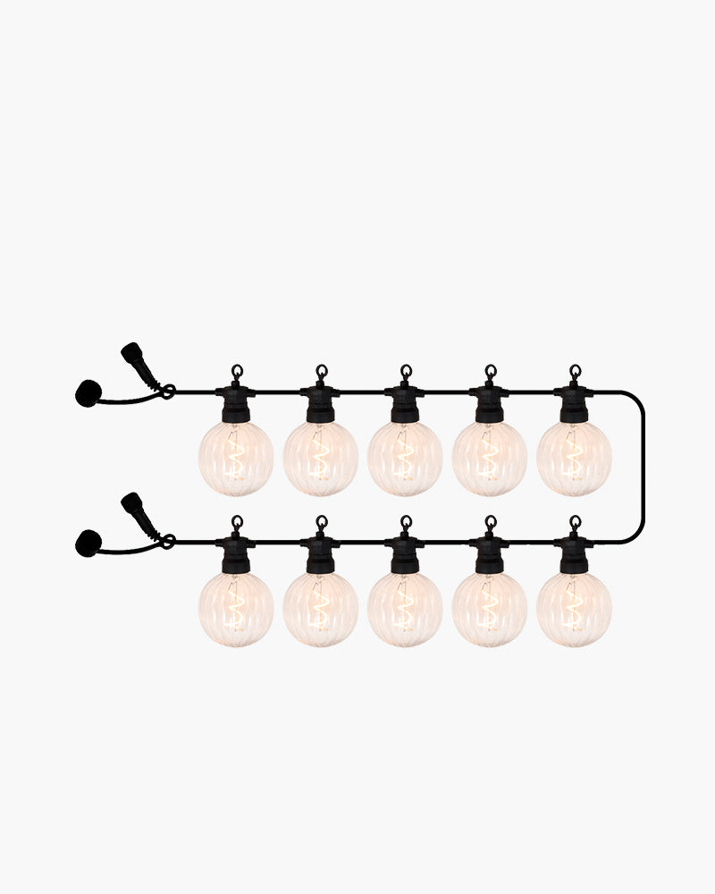 Luke 5 meter 10 lys lyskæde supplering - Sirius Home