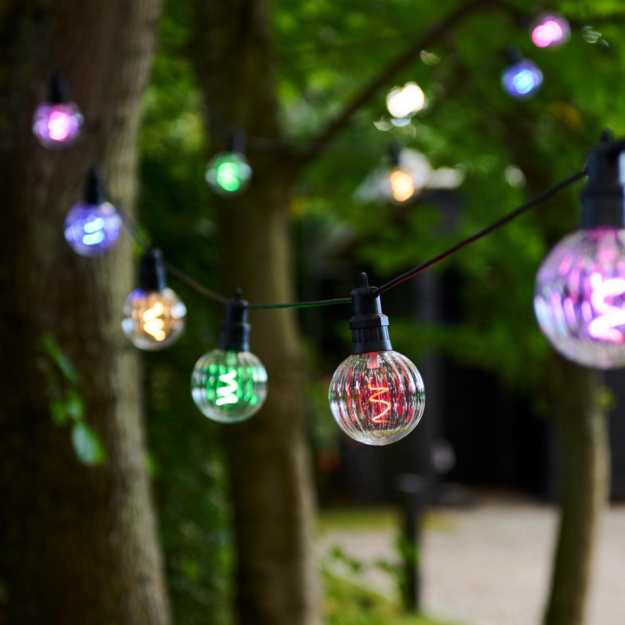 Sirius Luke Startsæt Multifarvet, 10 x LED 500CM - Lyskæde