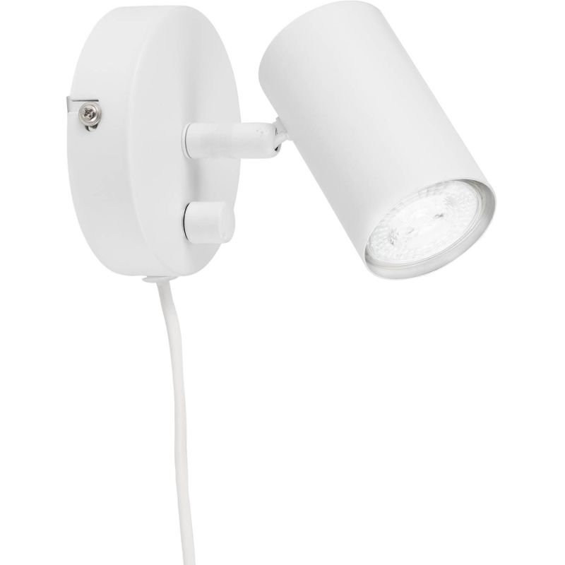 Zoomet helt ind på Elvita Hemse Væglampe i Hvid