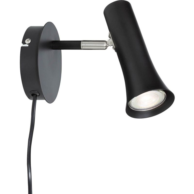 Zoomet helt ind på Elvita Mariestad Væglampe i Sort