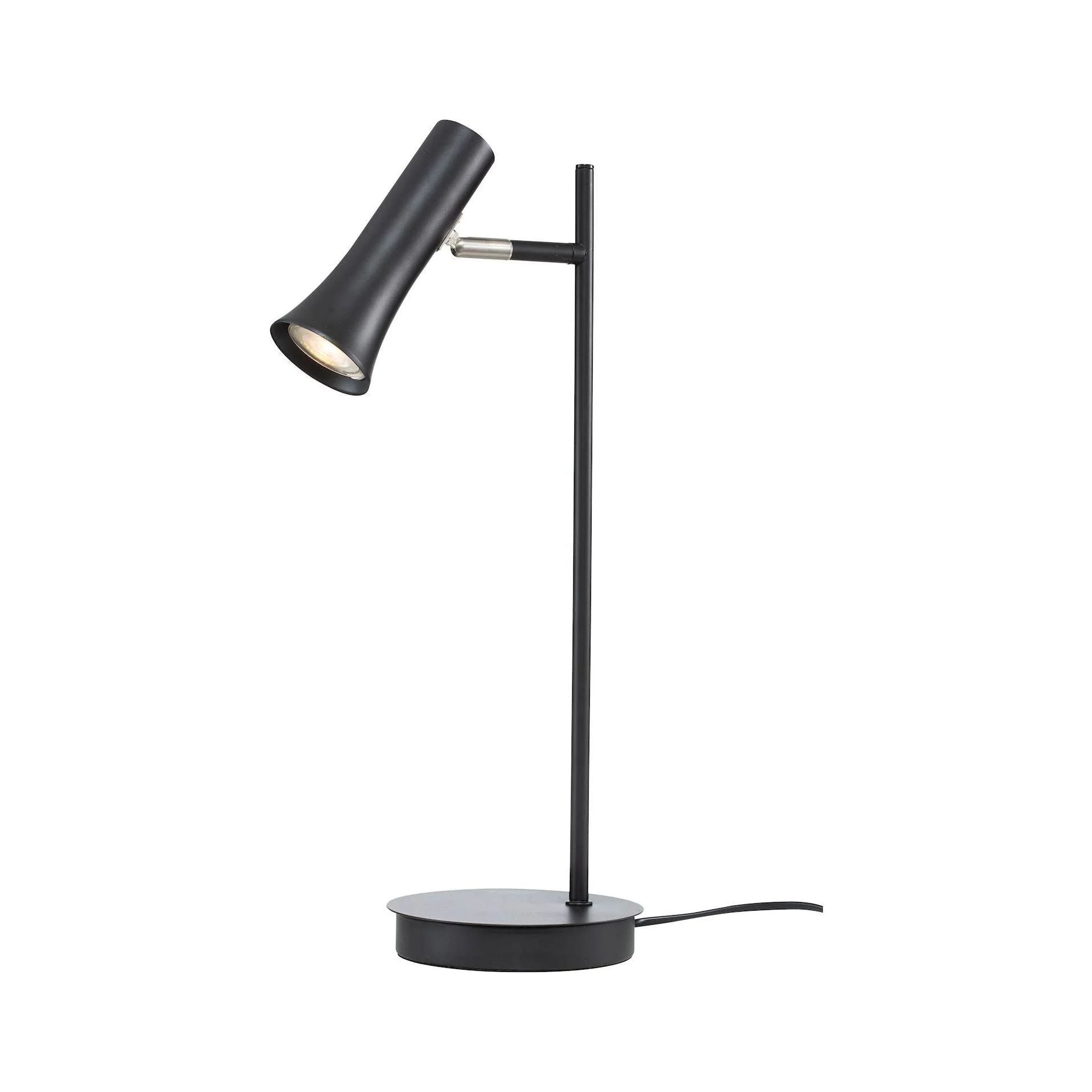 Elvita Mariestad Sort Bordlampe