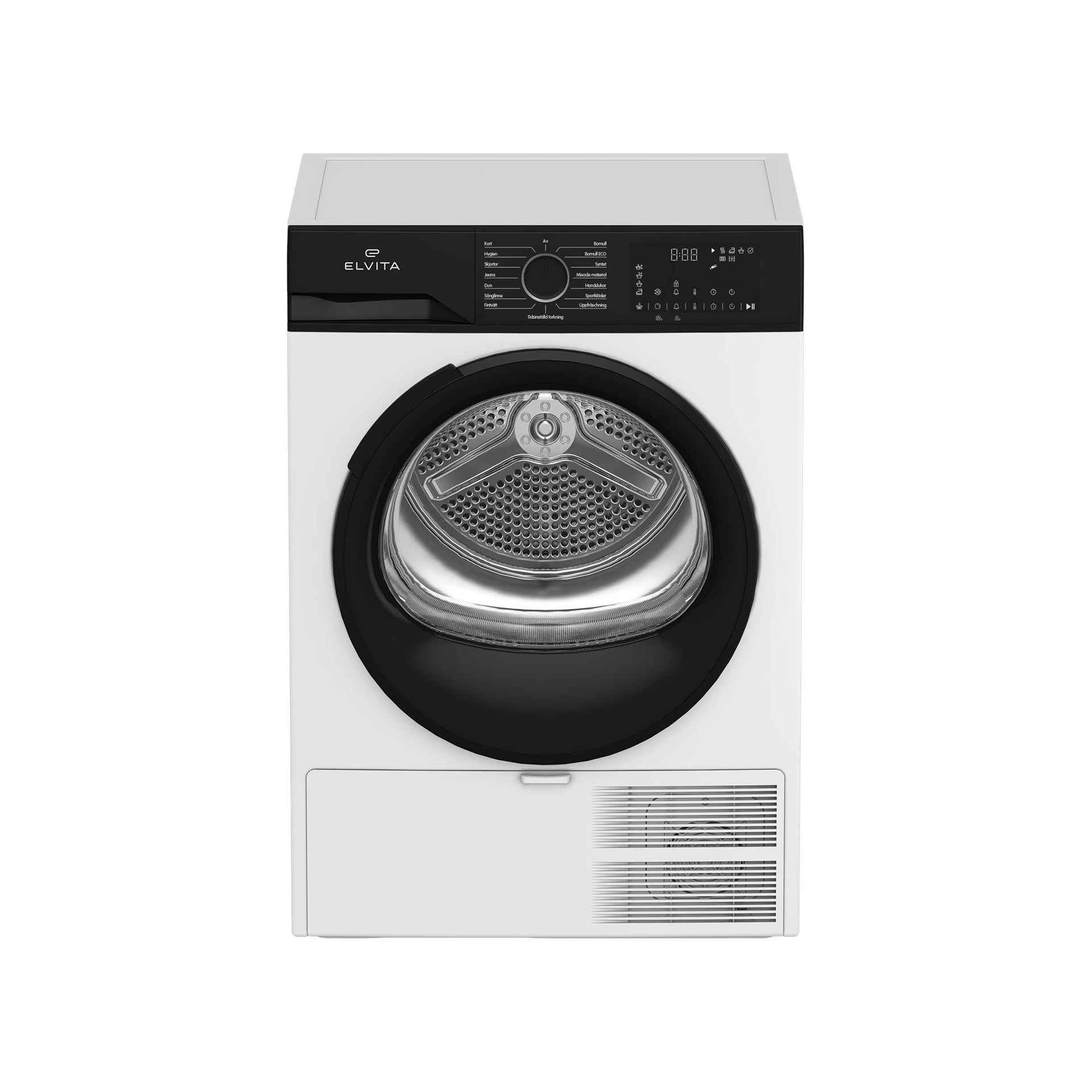 Elvita CTT5900V kondenstørretumbler med varmepumpe 9 kg