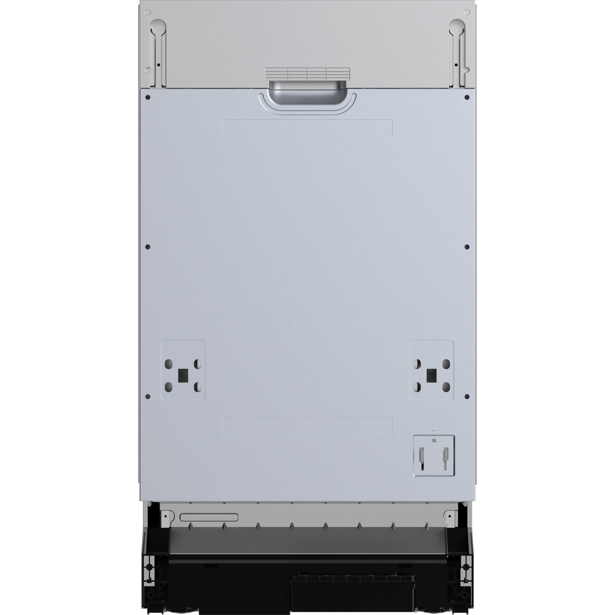 Bagsiden af Elvita CDI6450V smal opvaskemaskine