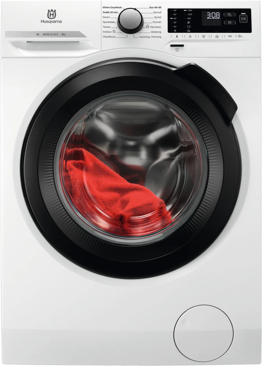 Husqvarna QW26S817 8kg hvid frontbetjent vaskemaskine