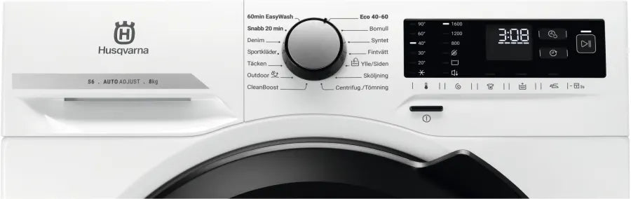 Det brugervenlige interface giver Husqvarnas QW26S817 vaskemaskinen en enorm fordel