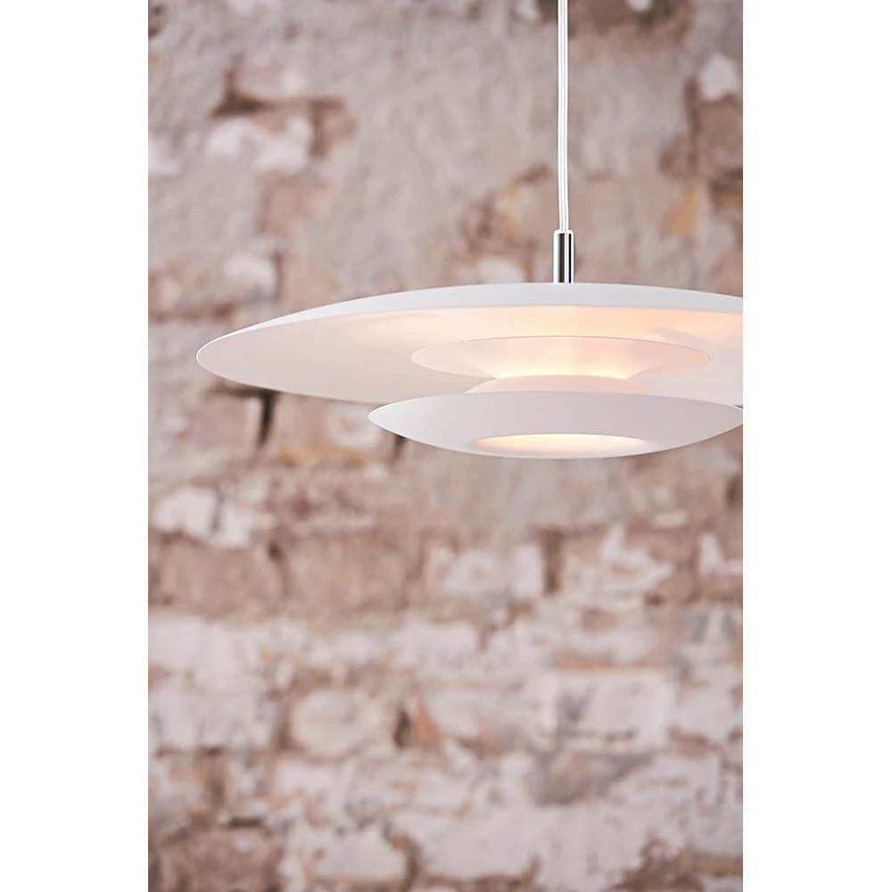 Eclipse Pendel Ø43 Mat hvid