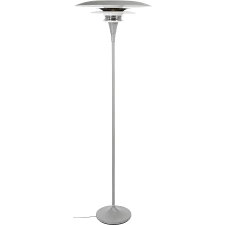 Diablo Gulvlampe Ø50 Grå, blank sort E27