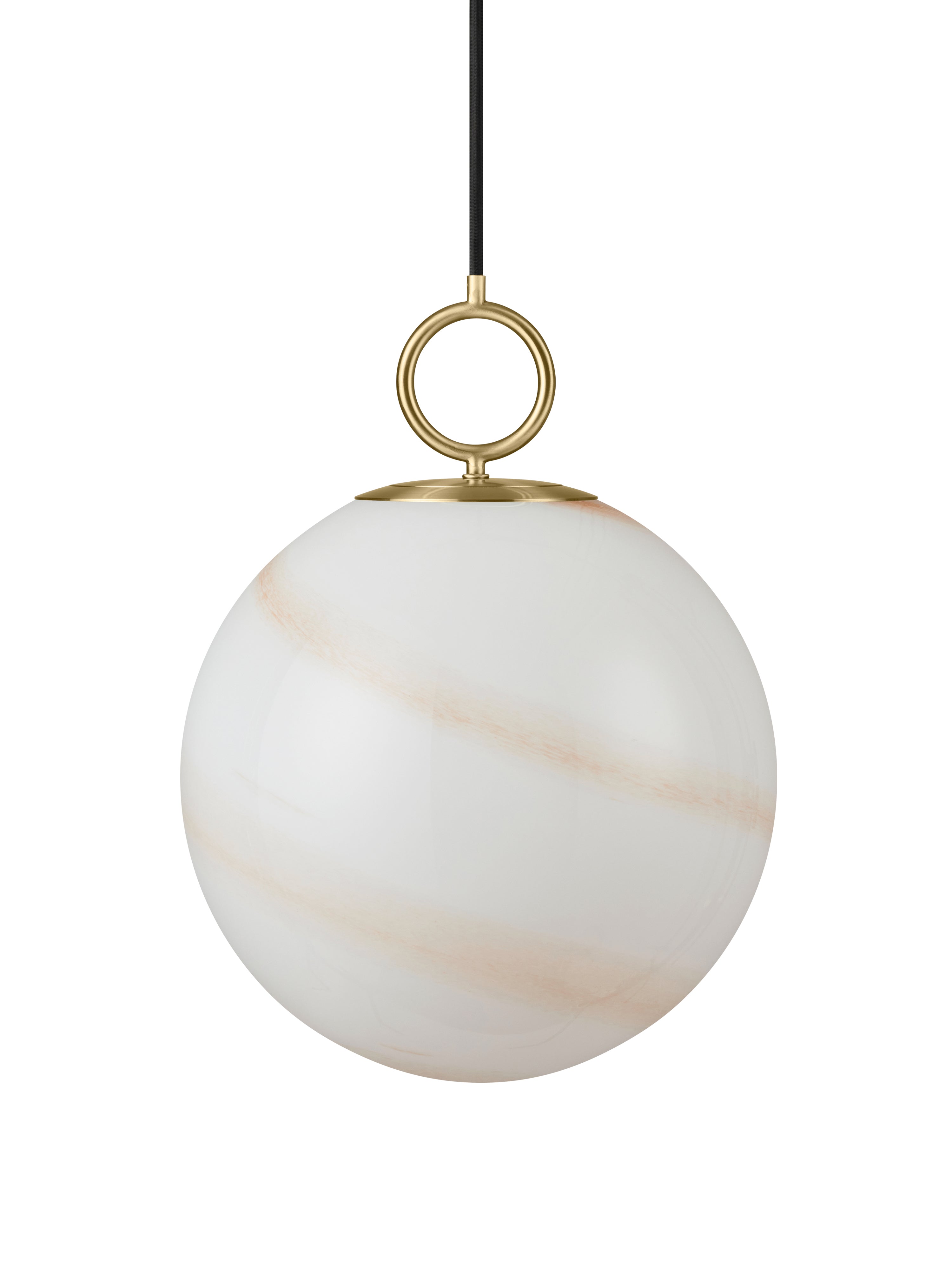 Stockholm Pendel Ø30 Marble Brown