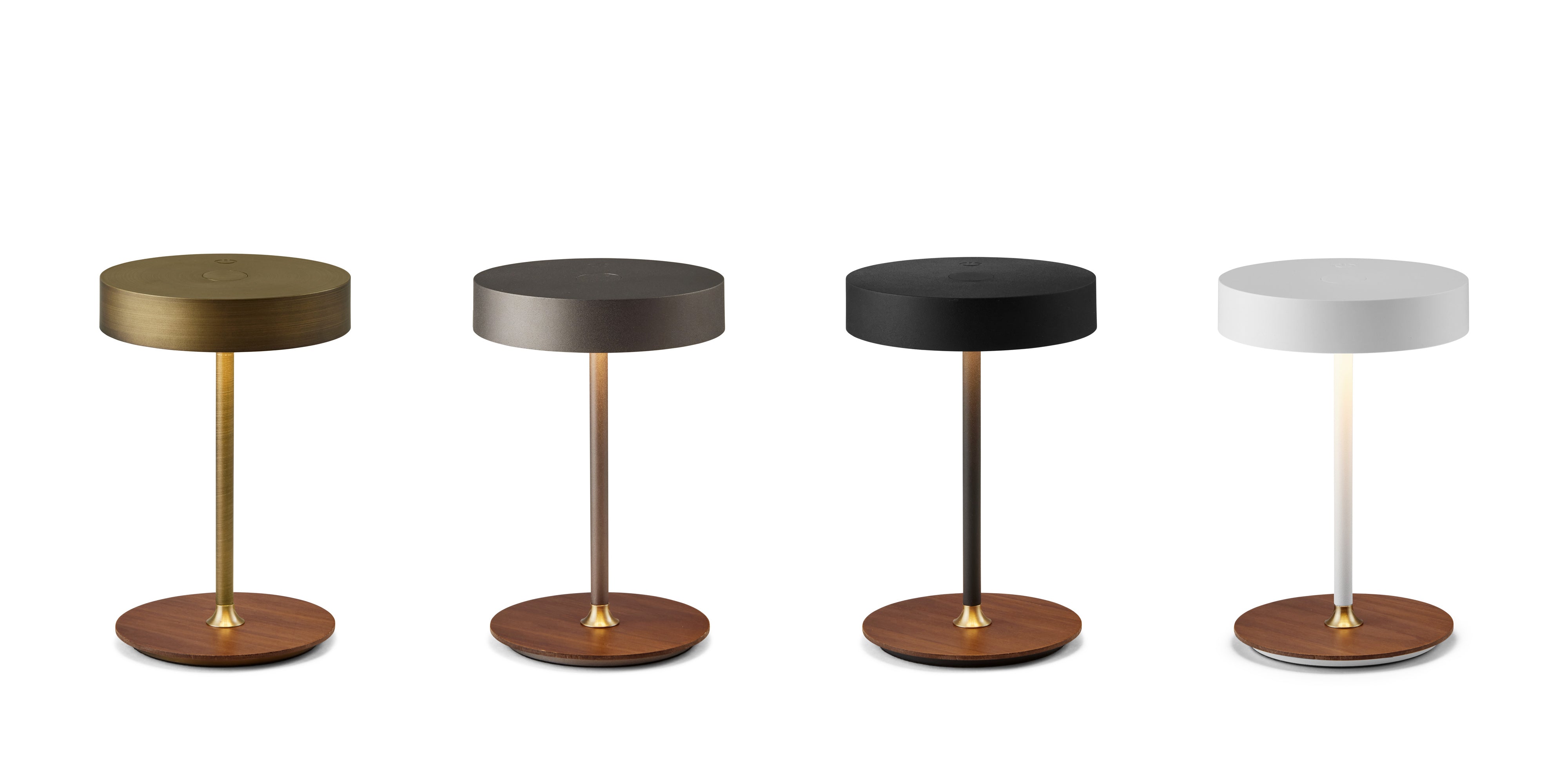 On The Move LED-bordlampe Ø13 Gun Black