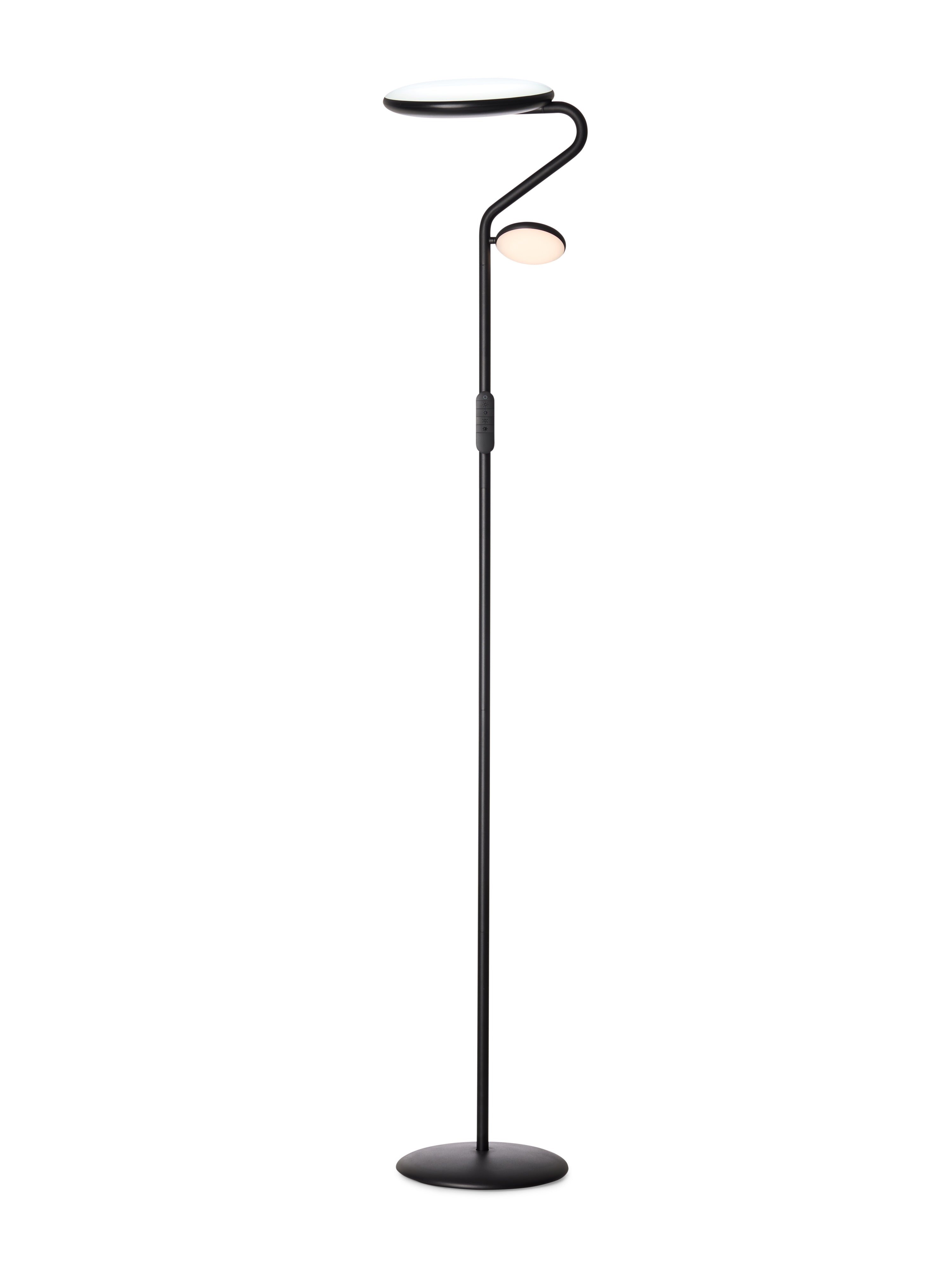 Halo Design Slim Uplight Floor Lamp Black