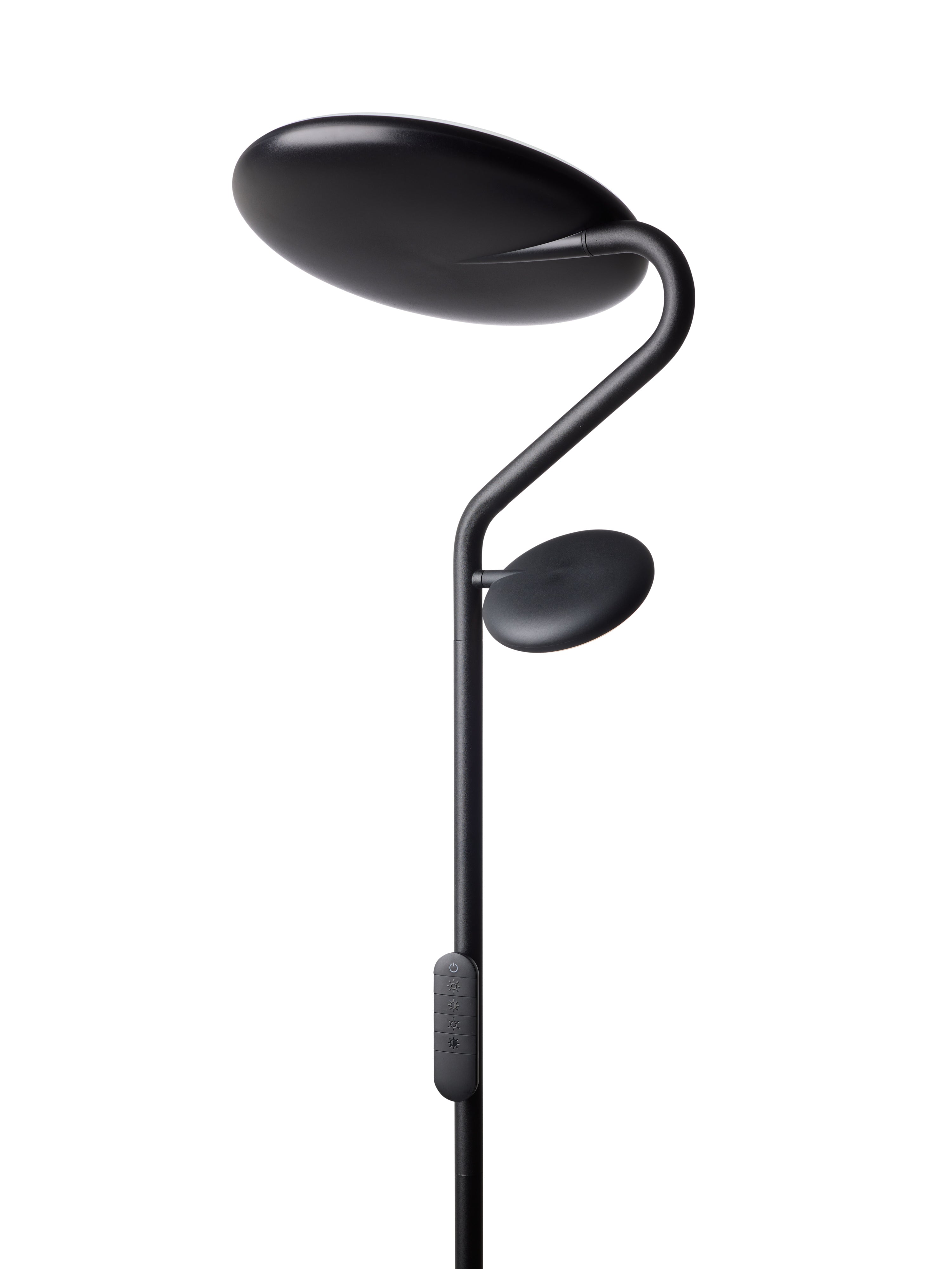 Halo Design Slim Uplight Floor Lamp i sort helt tæt på