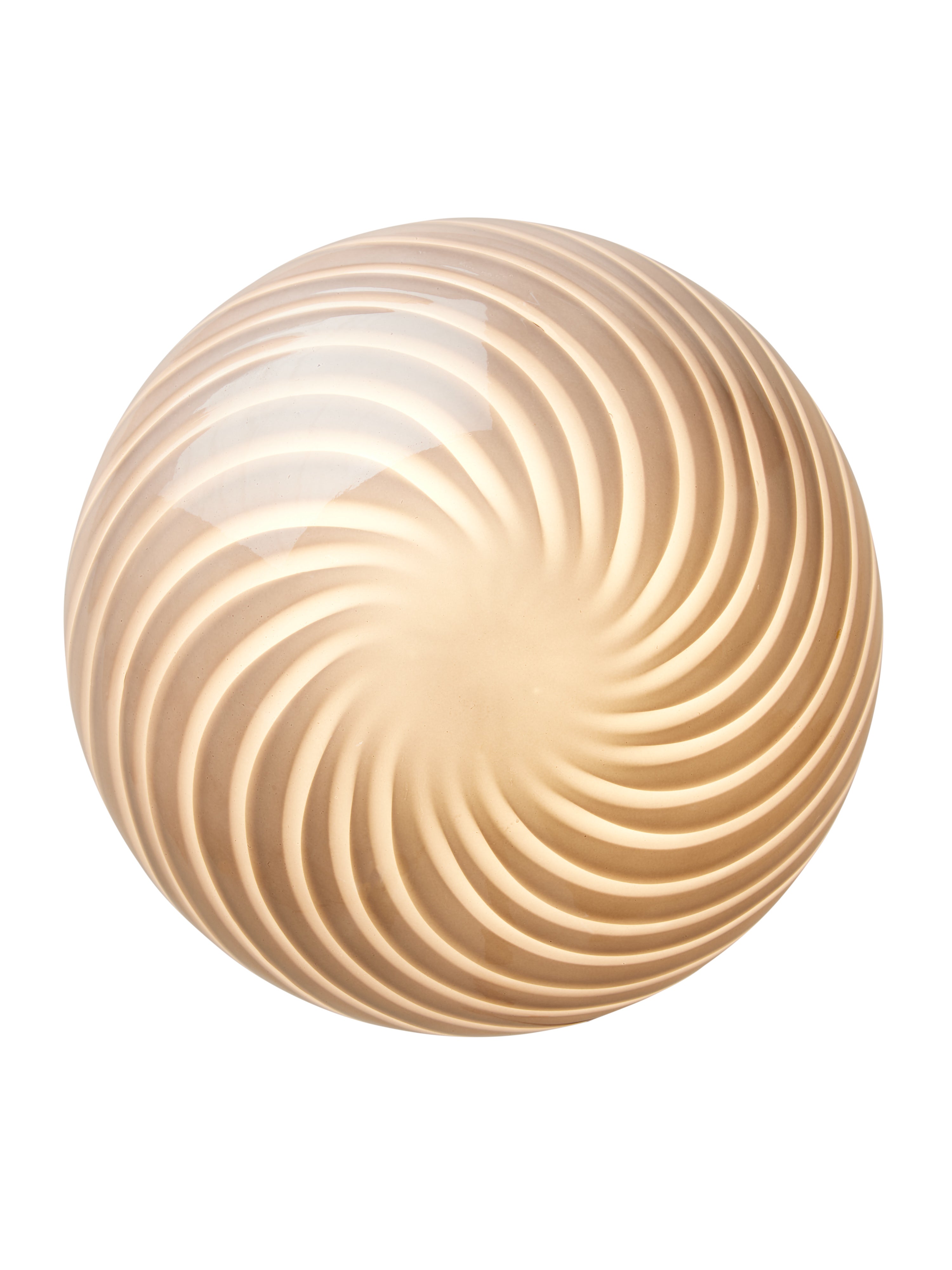 Lyset fra Halo Design Mini Mush skæres gennem det flotte naturmønster og spredes på behagelig vis