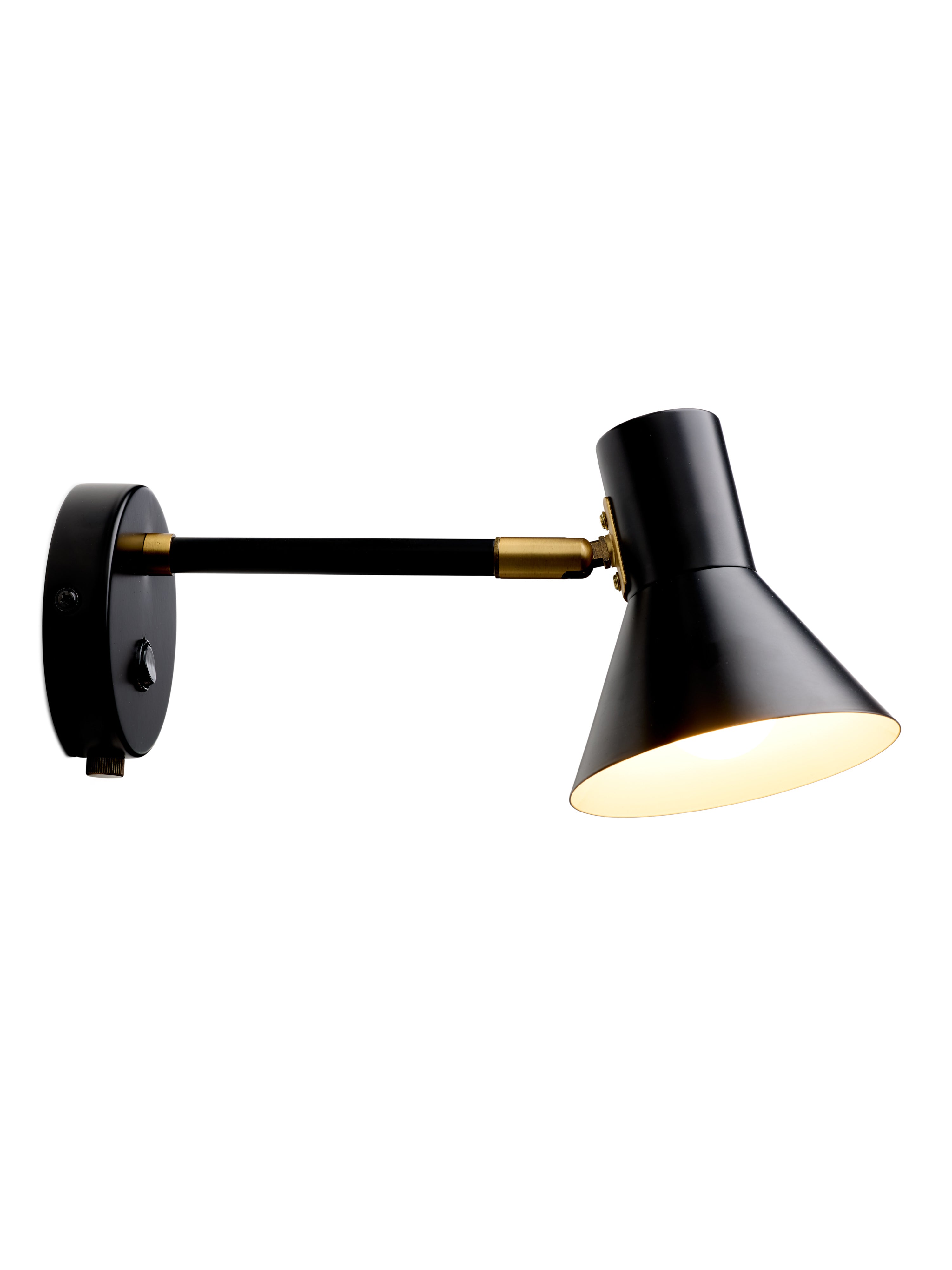 Style Væglampe Sort Antik