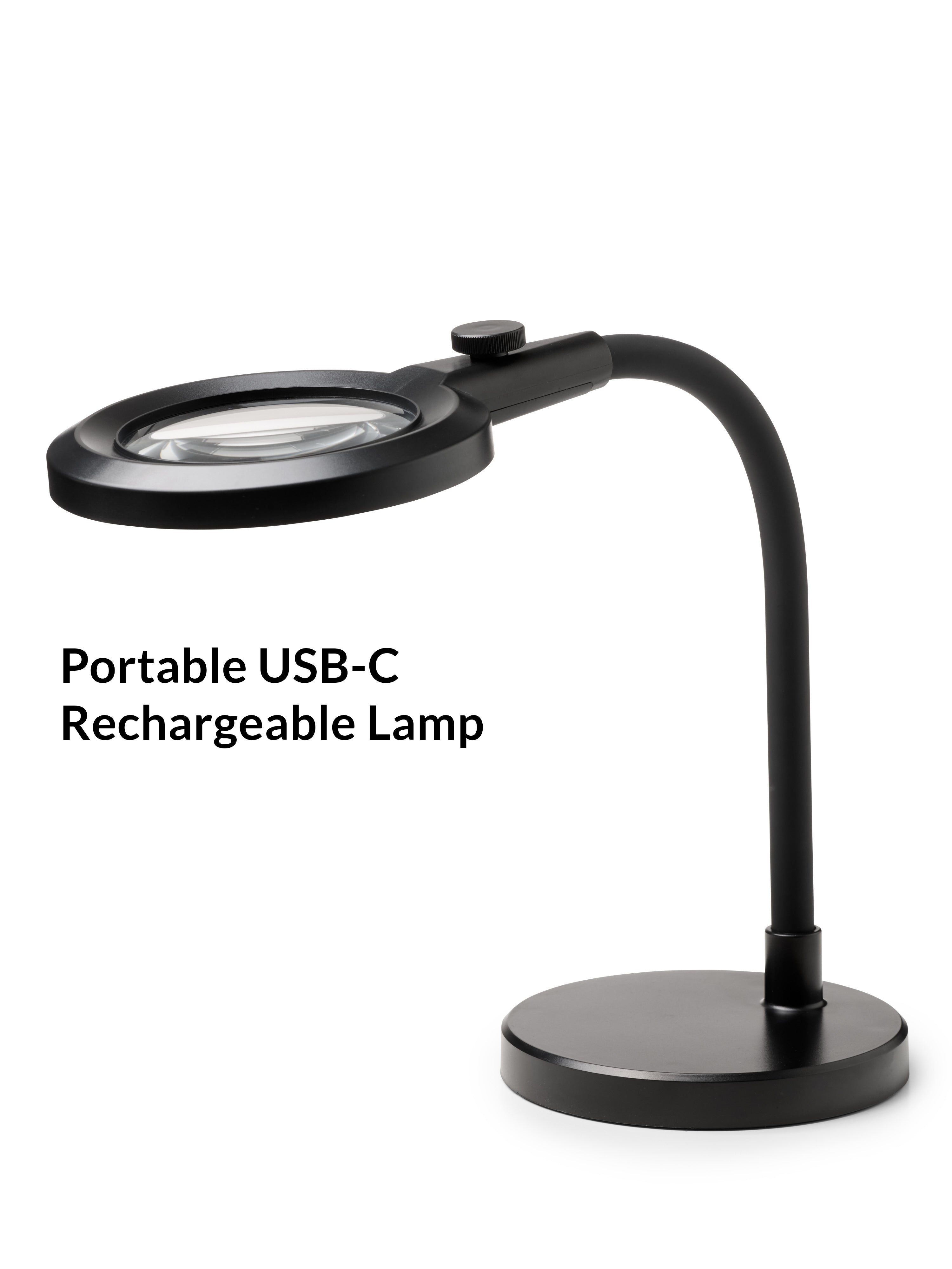 Halo Designs Magni Charge SuperFlex Portable Table Lamp Black
