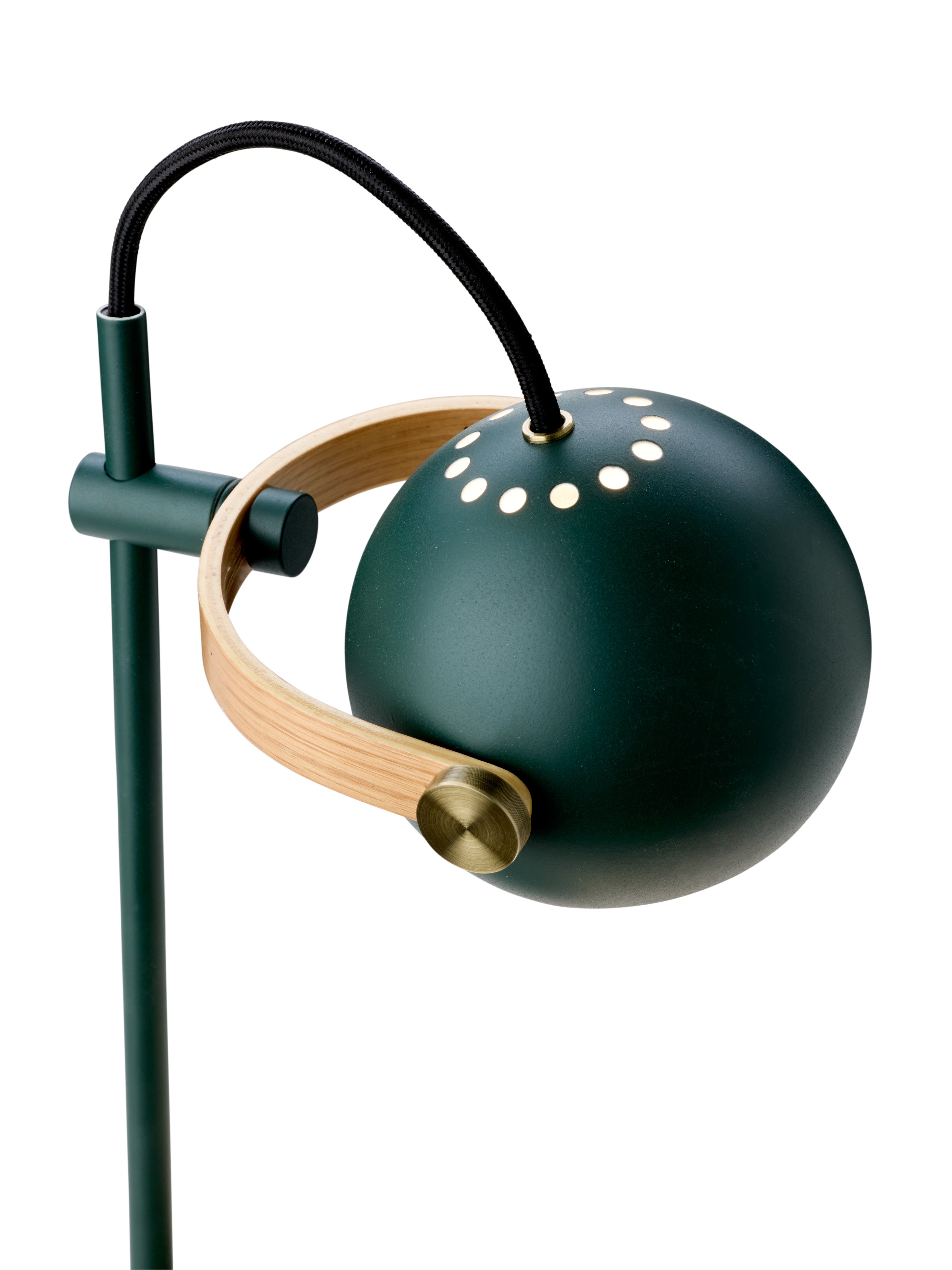 Zoomet helt ind på toppen af den unikke designet DC Portable Bordlampe i Grøn