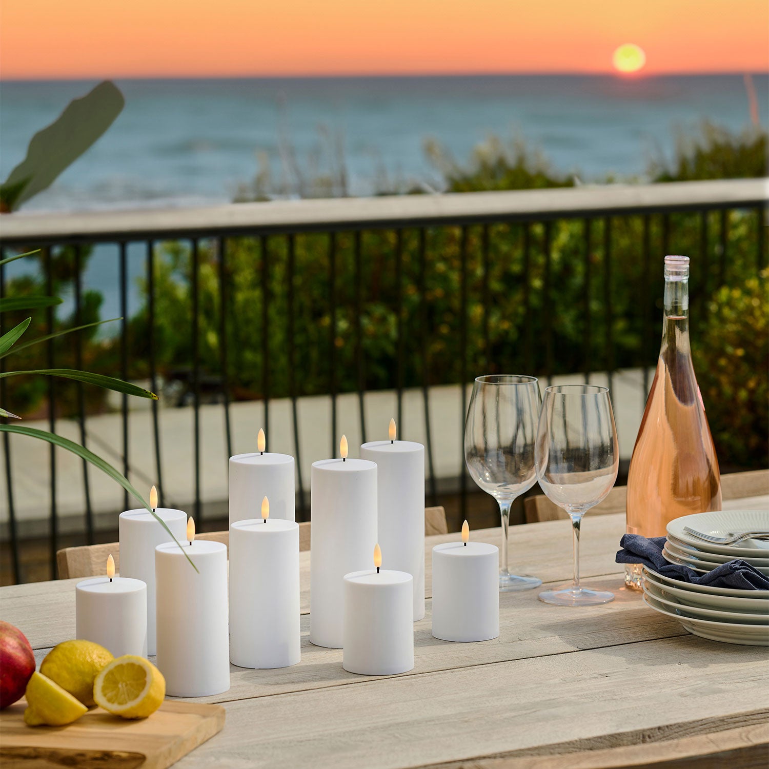 Sirius Sille Solar 15 cm udendørs bloklys med resten af serien