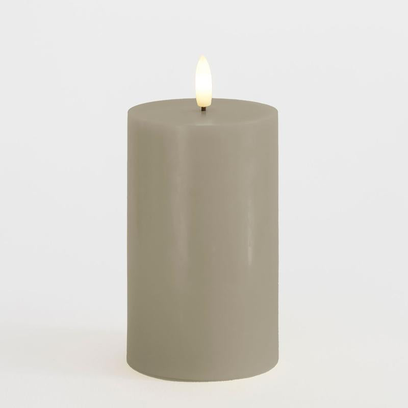 Sirius Sirius Sille Bloklys Ø7,5 x 12,5 cm Warm Grey