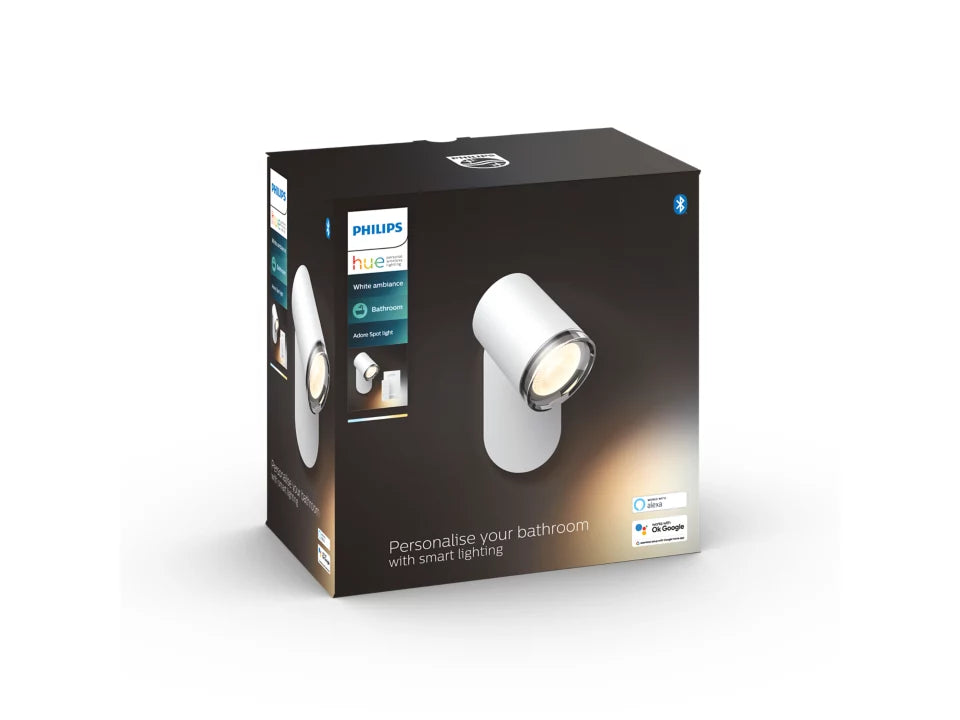 Philips Hue Adore 1-spot WA Hvid 5W 350lm v.4000K GU10