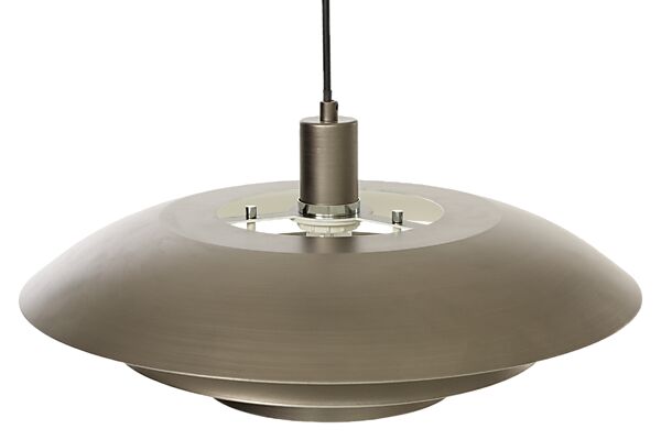 Zoomet ind på toppen af lampeskærmen fra Epsilon Ø45 Pendel i Grå
