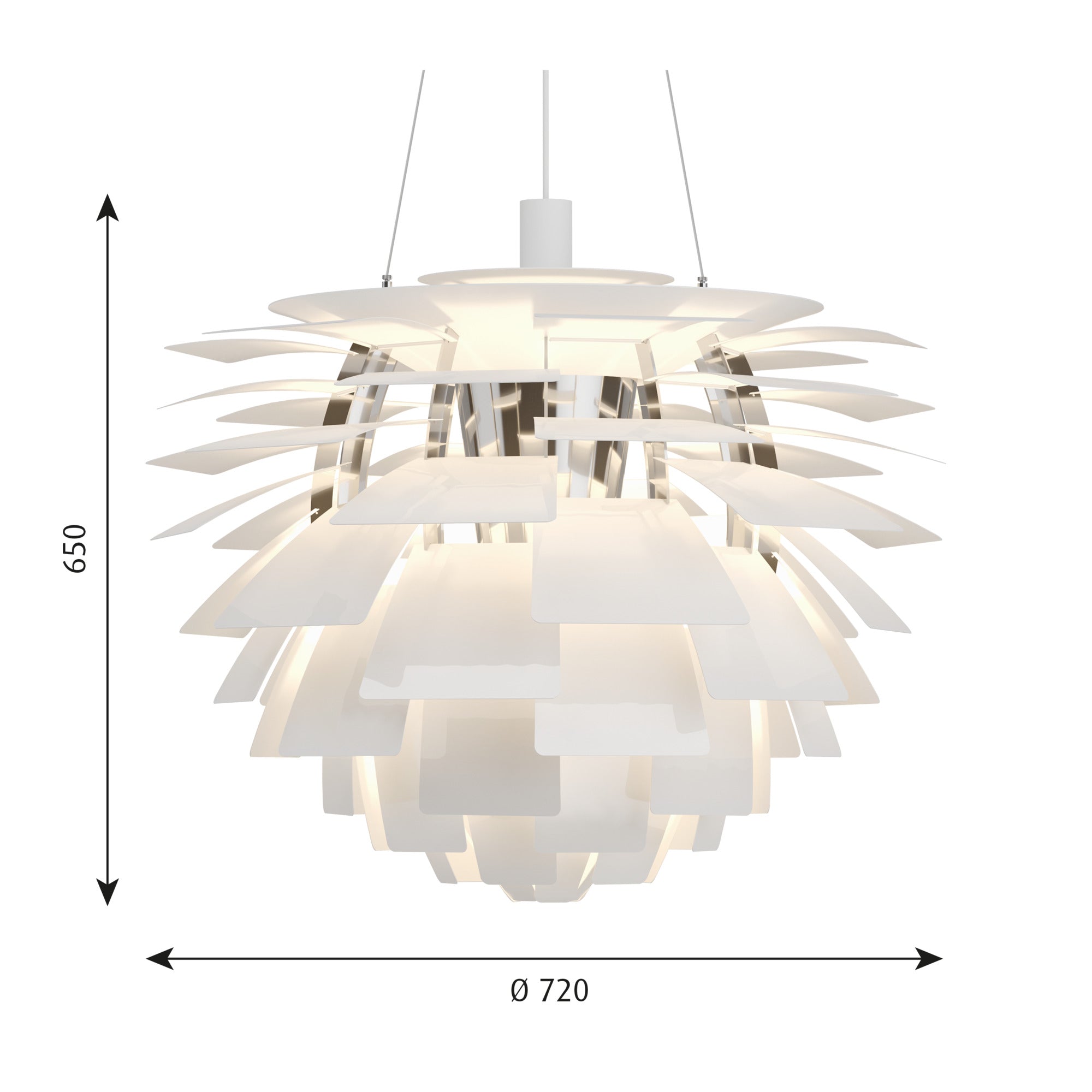 PH Artichoke Ø 720 Pendel Hvid