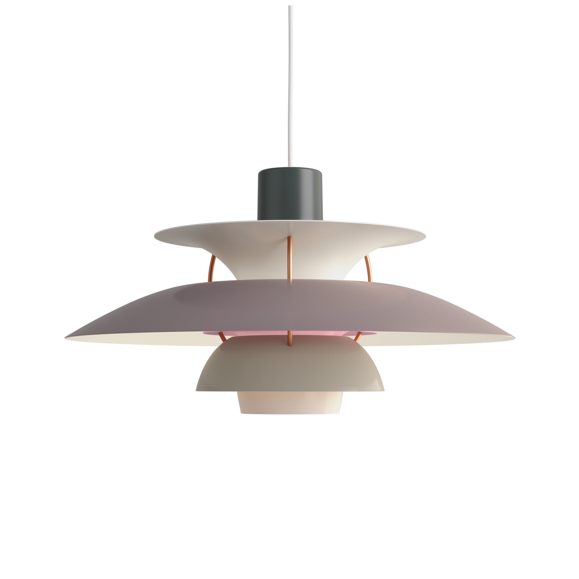 PH 5 lampe i grå nuancer