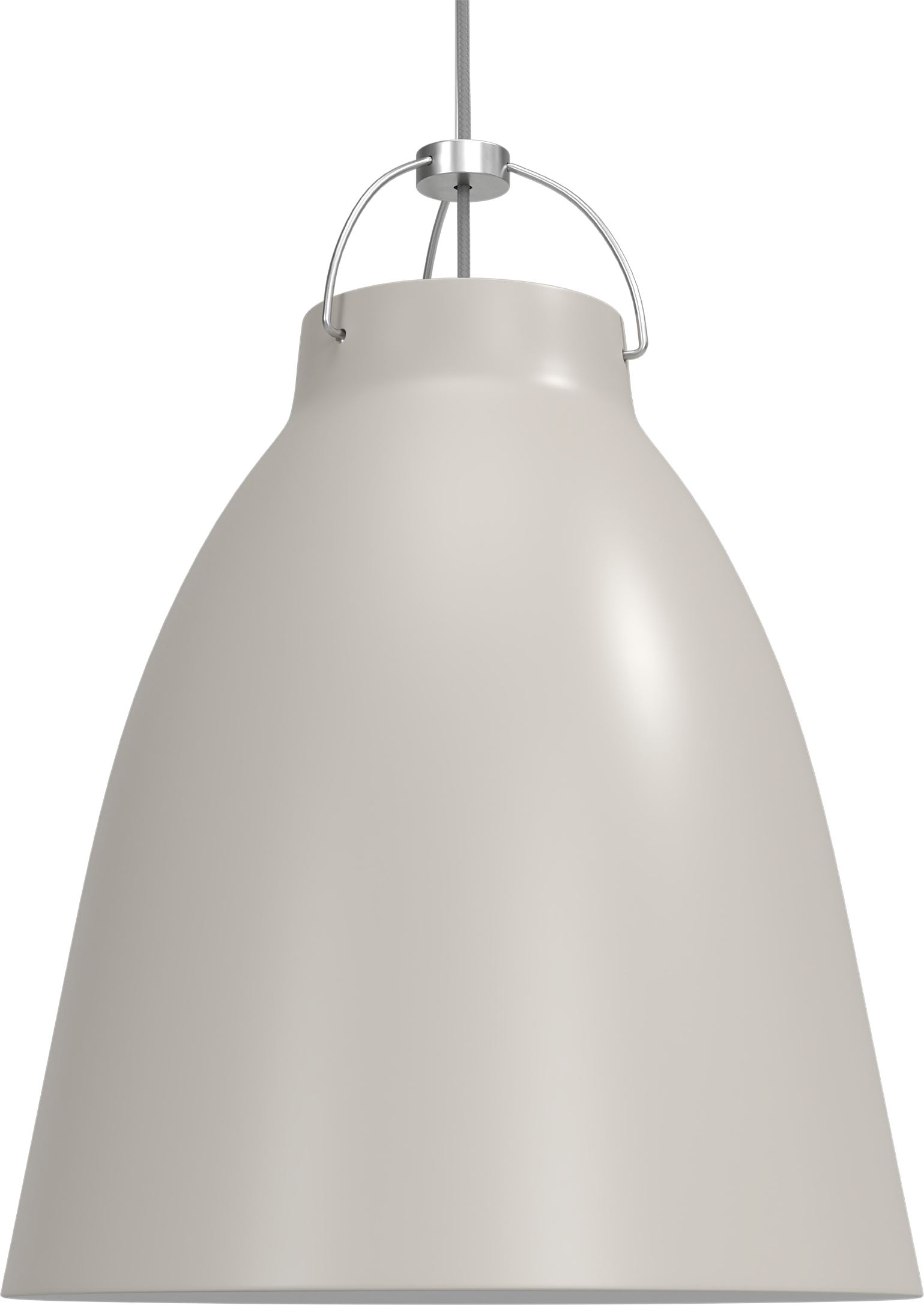 Fritz Hansen Caravaggio Matt P3 Warm Grey pendel billede 4