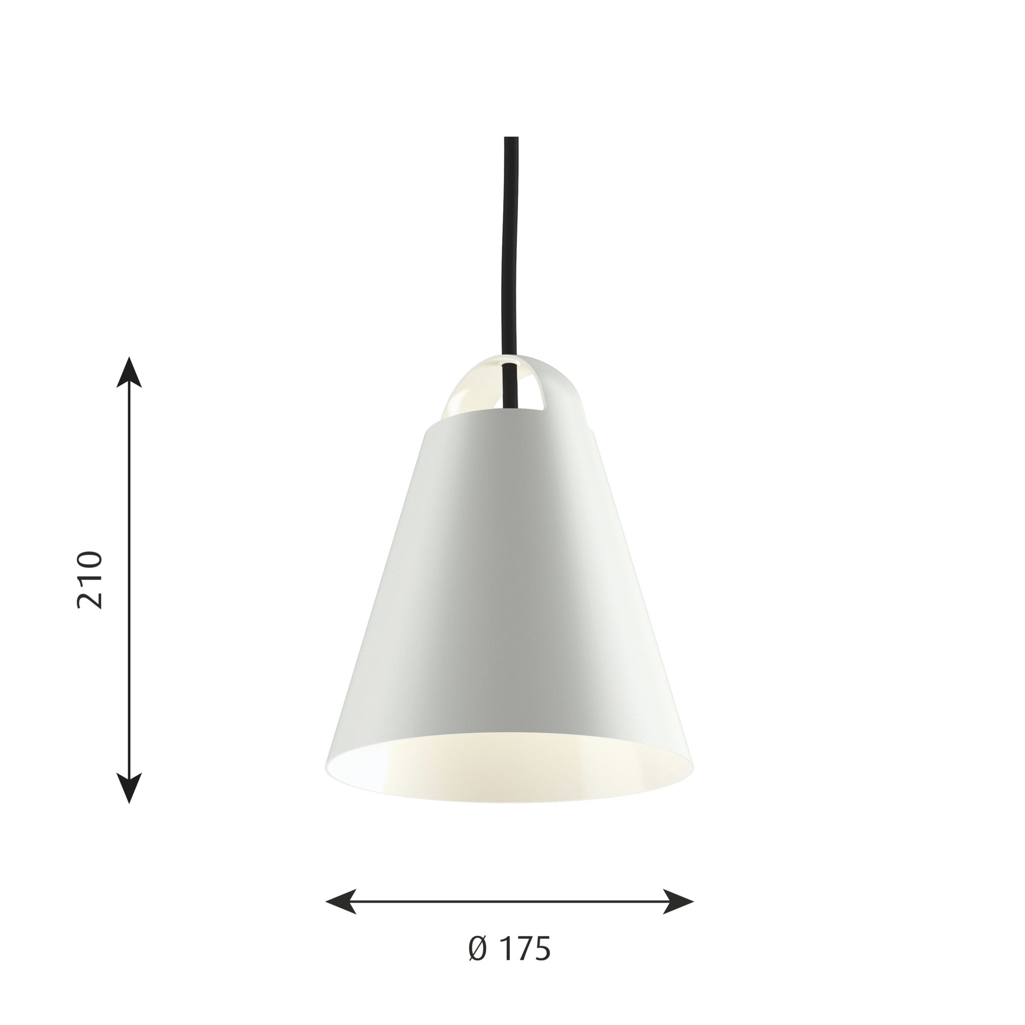 Above Pendel Ø 175 Hvid