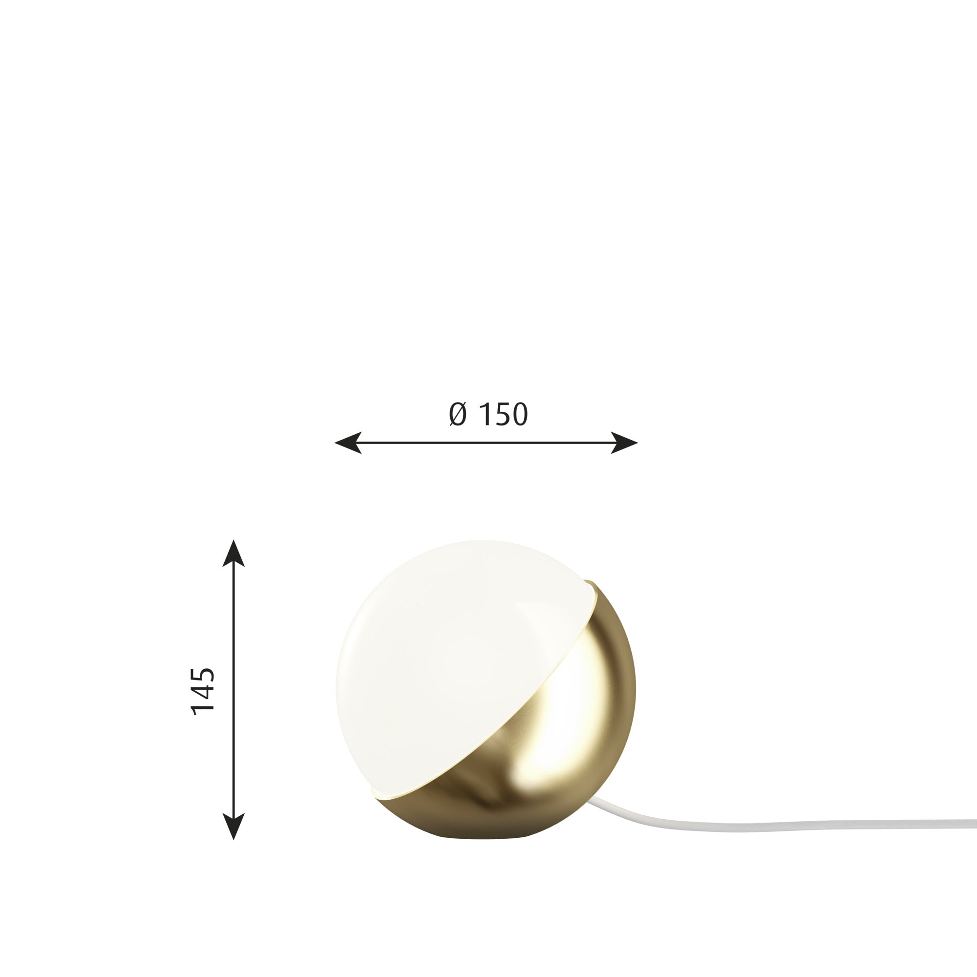 VL Studio Bord Ø150 Messing