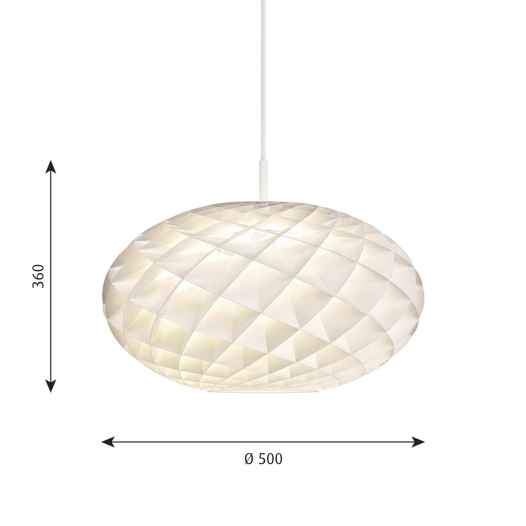 50 cm. Patera lampe fra Louis Poulsen