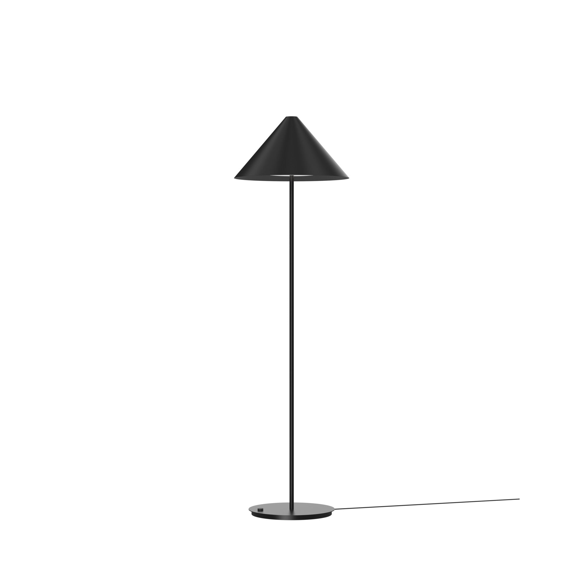 Keglen 400 sort LED gulvlampe billede 4