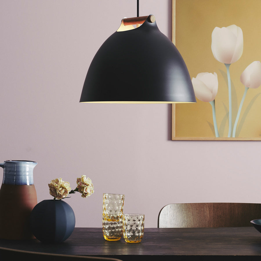 Oslo Pendel Sort Ø40 - Halo Design