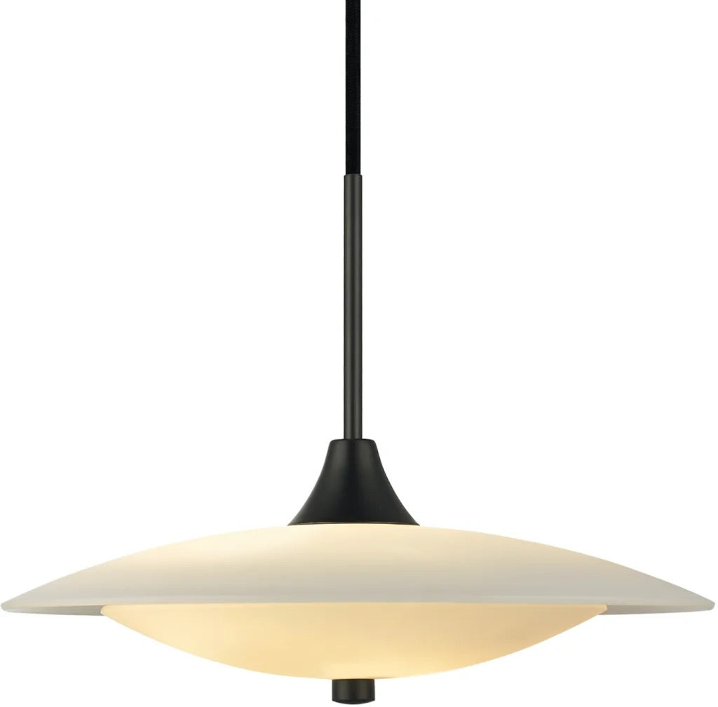 Baroni Ø40 Pendel - Opal/Sort
