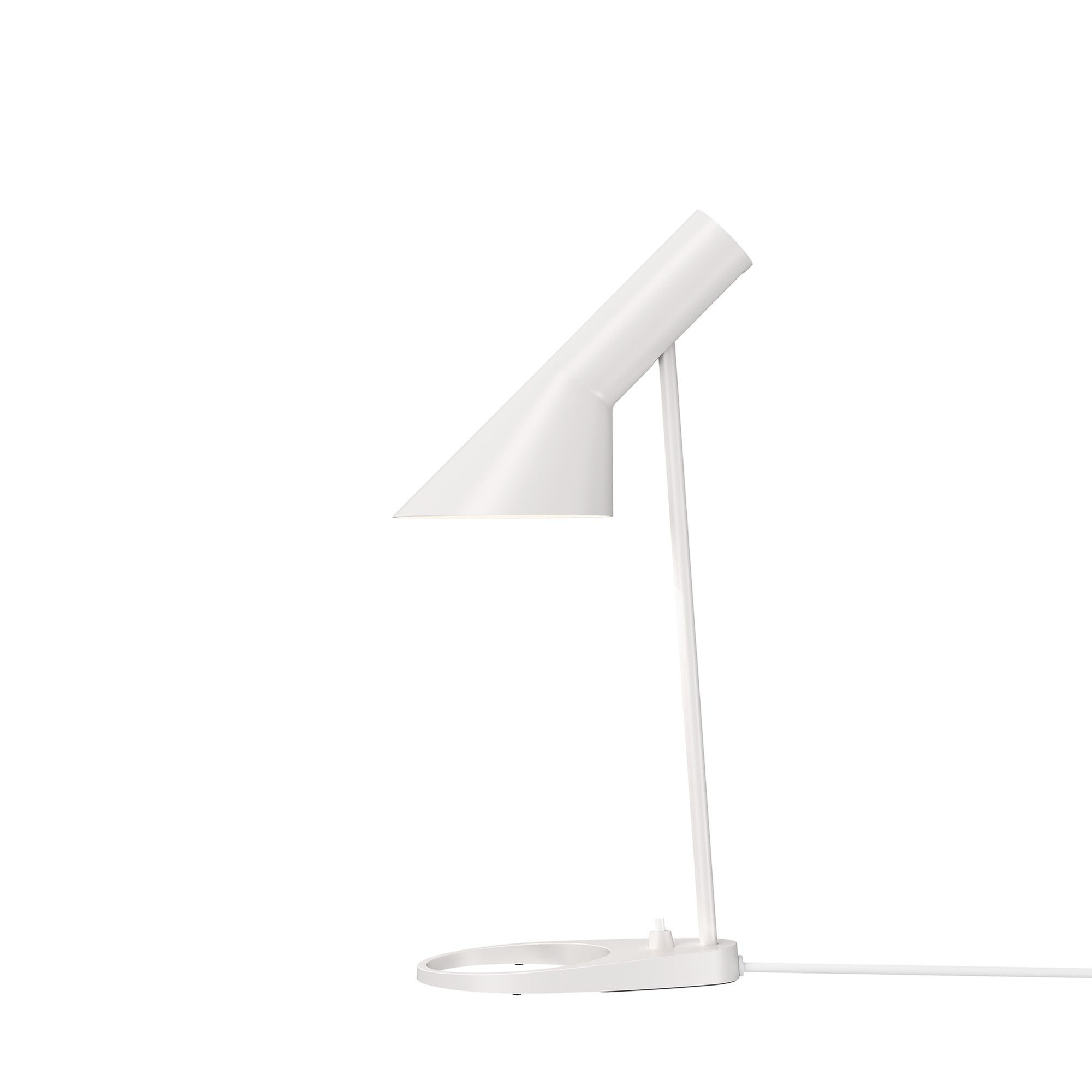 hvid arne jacobsen lampe i mini udgave
