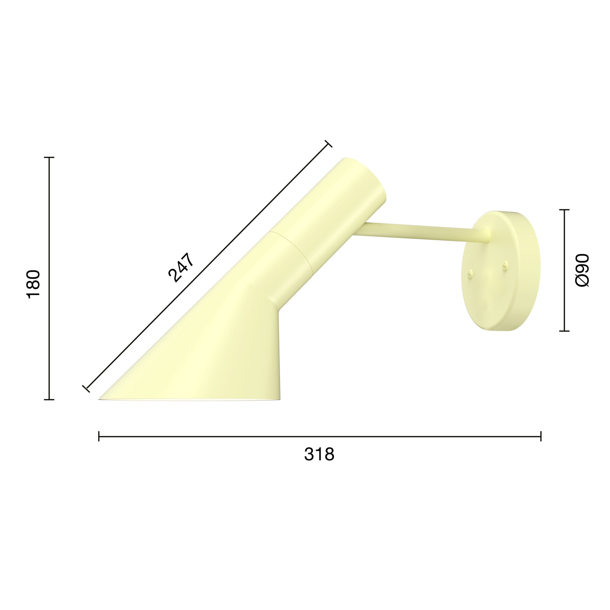 Mål kontaktløs AJ Wall Lemon
