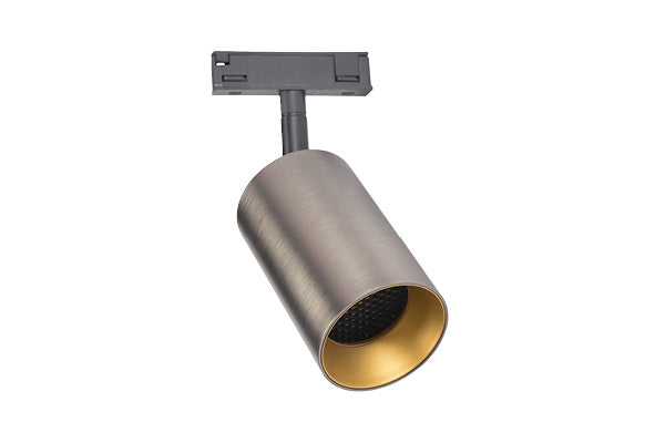 Antidark Designline Tube Pro Titanium med frontring i messing farve